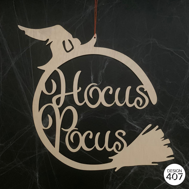 Halloween Hocus Pocus! Deur / Raamhanger