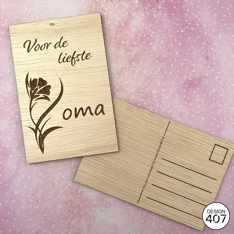 Wenskaart Voor de liefste Oma - Afbeelding 2