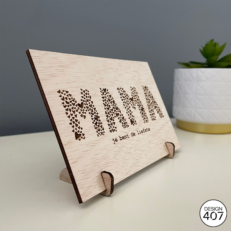 Wenskaart Mama jij bent de liefste - Afbeelding 3