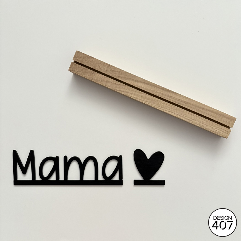 Deco Element Mama met Hartje - Afbeelding 3