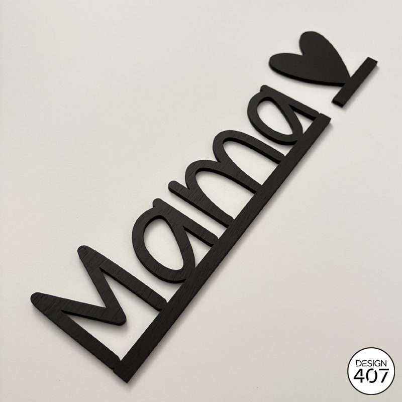 Deco Element Mama met Hartje - Afbeelding 5