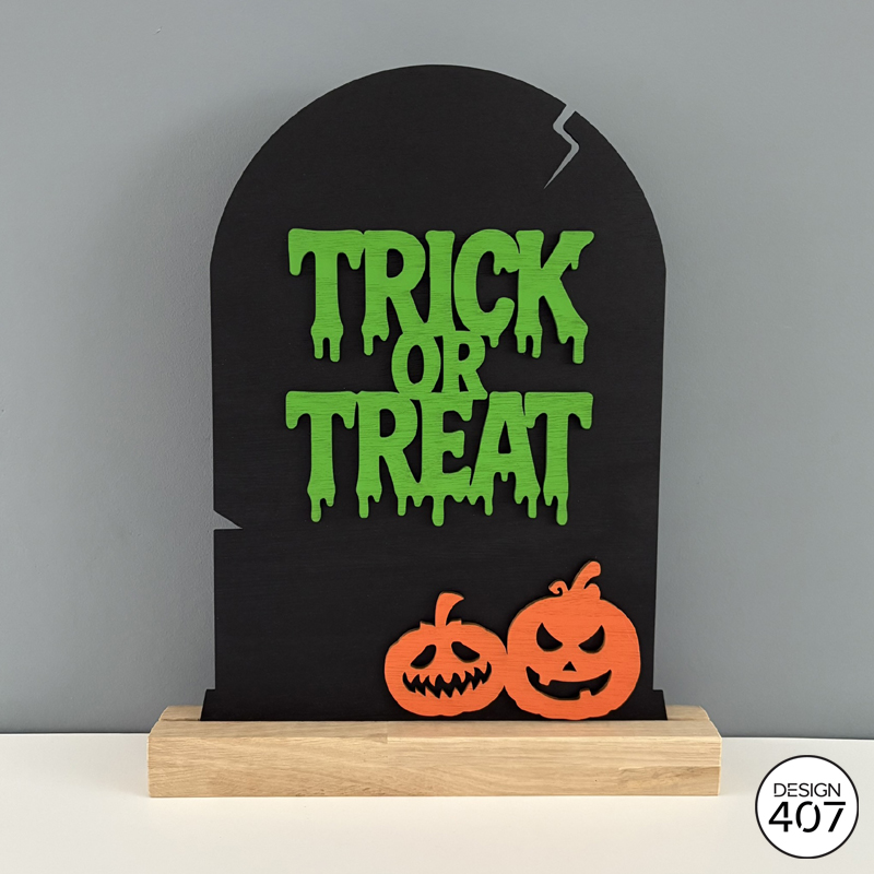 Deco Element Grafsteen Trick or Treat