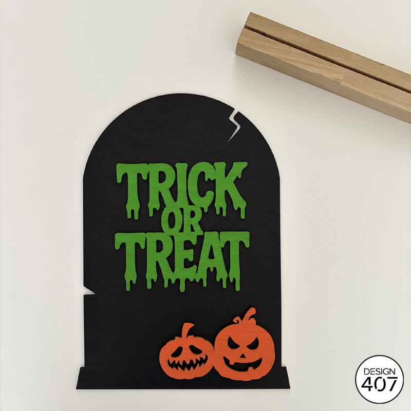 Deco Element Grafsteen Trick or Treat - Afbeelding 2