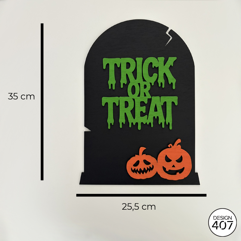 Deco Element Grafsteen Trick or Treat - Afbeelding 3