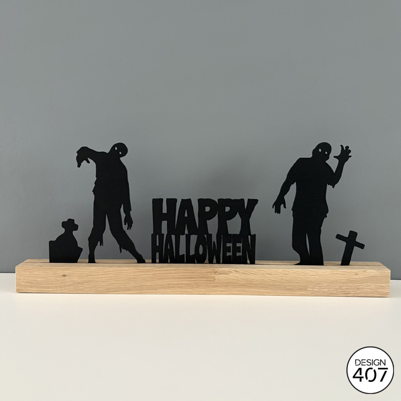 Deco Element Happy Halloween Zombies