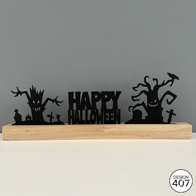 Deco Element Happy Halloween Haunted Forest